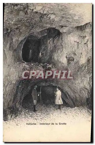 Cartes postales Vallorbe Interieur de la Grotte