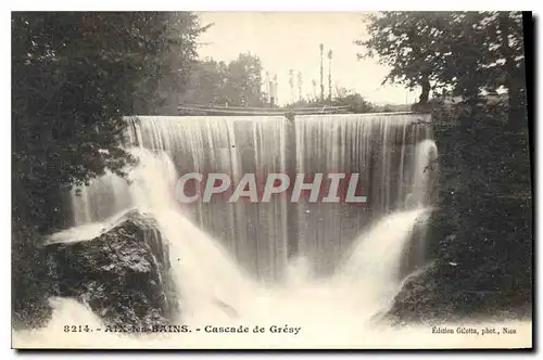 Cartes postales Aix les Bains Cascade de Gresy