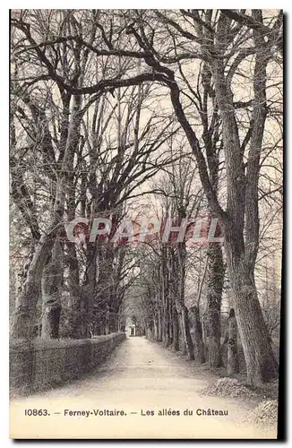 Cartes postales Ferney Voltaire les Allees du Chateau