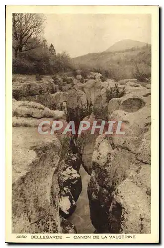 Cartes postales Bellegarde Canon de la Valserine