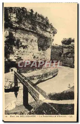 Cartes postales Env de Bellegarde La Passerelle d'Arlod