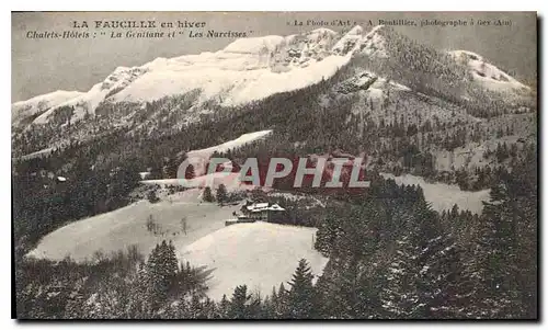 Cartes postales La Faucille en hiver