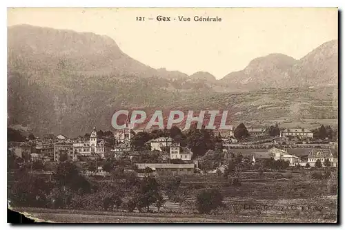 Cartes postales Gex Vue generale