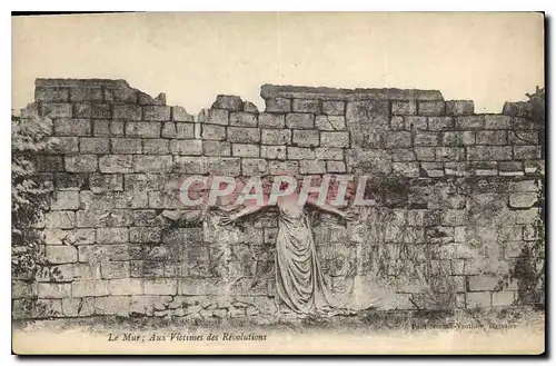 Cartes postales Le Mur Aux Victimes des Revolutions