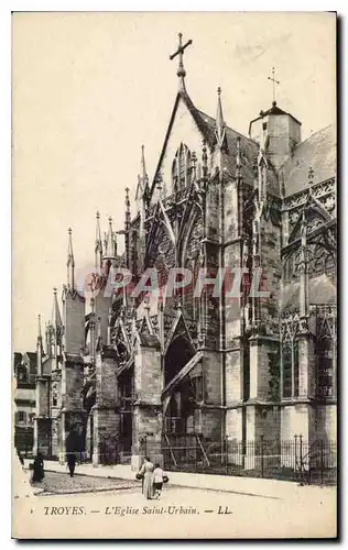 Cartes postales Troyes L'Eglise Saint Urbain