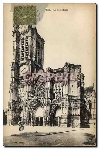 Cartes postales Troyes La Cathedrale