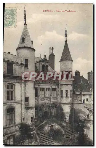 Cartes postales Troyes Hotel de Vauluisant