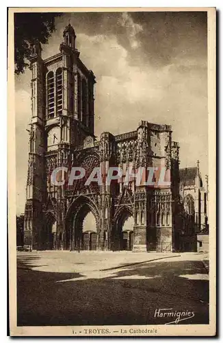 Cartes postales Troyes La Cathedrale