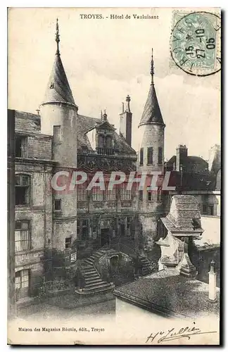 Cartes postales Troyes Hotel de Vauluisant