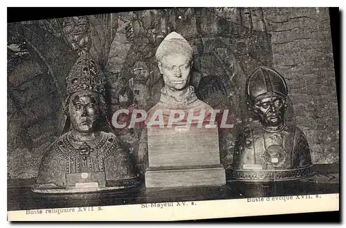 Cartes postales Buste reliquaire XVII St Mayeul