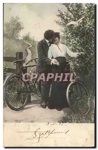 Cartes postales Femme Velo Cycle