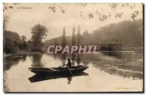 Cartes postales Le Passeur Bateau Barque