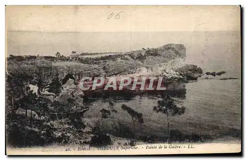 Cartes postales Esterel Theoule Superieur Pointe de la Galere