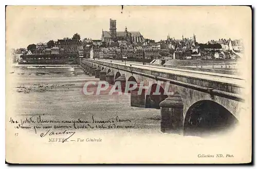 Cartes postales Nevers vue generale