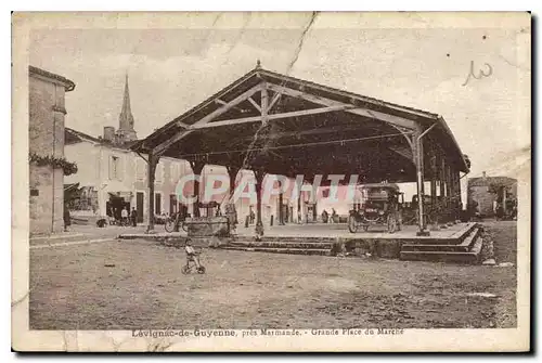 Cartes postales Levignac de Guyenne pres Marmande Grande Place du Marche