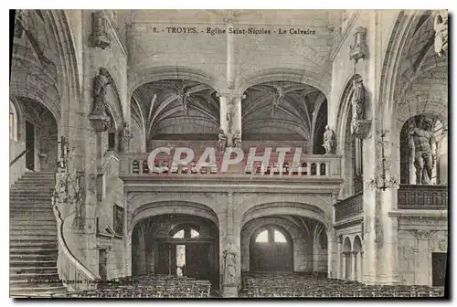 Cartes postales Troyes Eglise Nicolas Le Calvaire