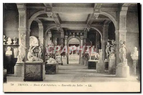 Cartes postales Troyes Musee d'Architecture Ensemble des Salles