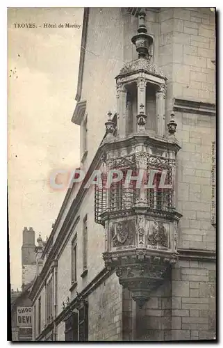 Cartes postales Troyes Hotel de Marisy