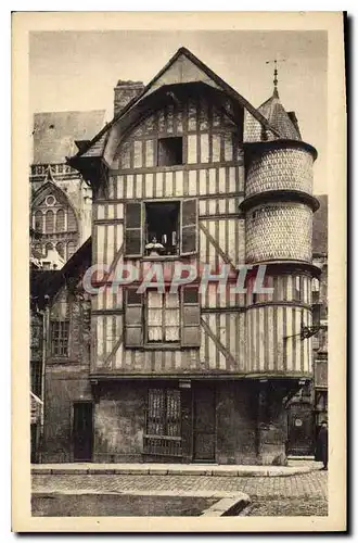 Cartes postales Troyes Aube Rue Champeaux La Tourelle de l'Orefvre