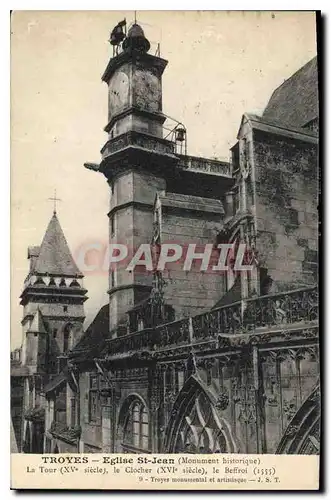 Cartes postales Troyes  Eglise St Jean La Tour