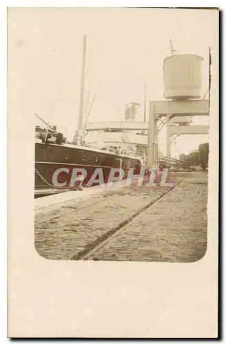 CARTE PHOTO Bateau