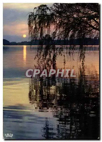 Cartes postales moderne Un lac landais Les nuees d'or les nuees de sang les nuees de feu