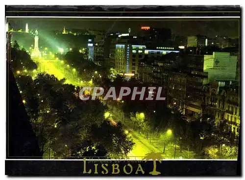 Cartes postales moderne Lisboa Avenida da Liberdade Marques do Pombal