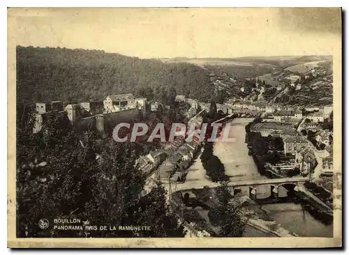 Cartes postales moderne Bouillon panorama pris de la Ramonette