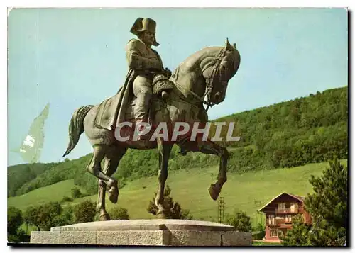 Cartes postales moderne Route Napoleon Laffrey Isere Statue de l'Empereur dominant la prairie historique de la Rencontre