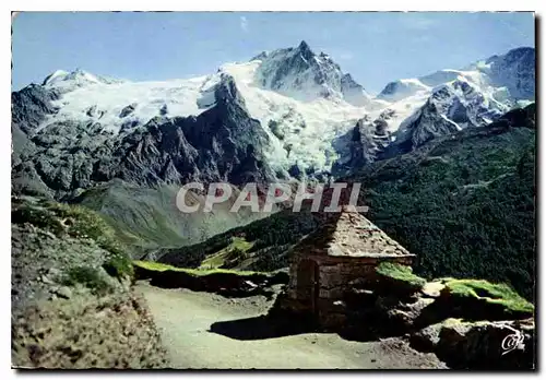 Cartes postales moderne En Oisans L'Oratoire da Chazelet et la Meije