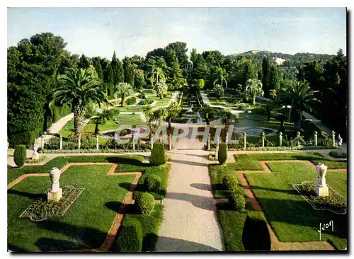 Cartes postales moderne Saint Jean Cap Ferrat Villa Musee Ile de France Fondation Ephrussi de Rothschild Le Jardin a la