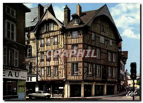 Cartes postales moderne Troyes Aube Capitale de la Champagne Maisons Champenoises Rue E Zola