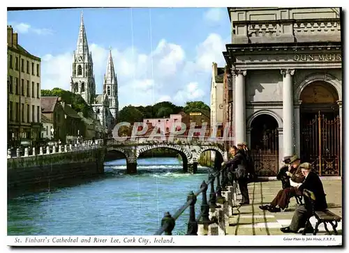 Cartes postales moderne St Finbarr's Cathedral and River Lec Cork City Ireland