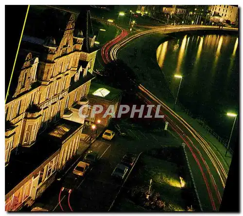 Cartes postales moderne Oban at Night Viewed from St Columbia Cathedral Tower Oban Argyll