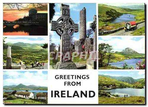 Cartes postales moderne Greetings from Ireland