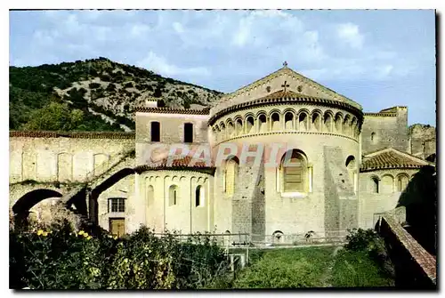 Cartes postales moderne St Guilhem le Desert Abside de l'Eglise architecture romane