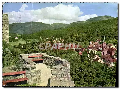 Cartes postales moderne Thermalkurort Badenweiler Schwarzwald Blick von der Burgruine