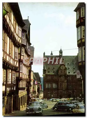 Cartes postales moderne Marburg Rathaus