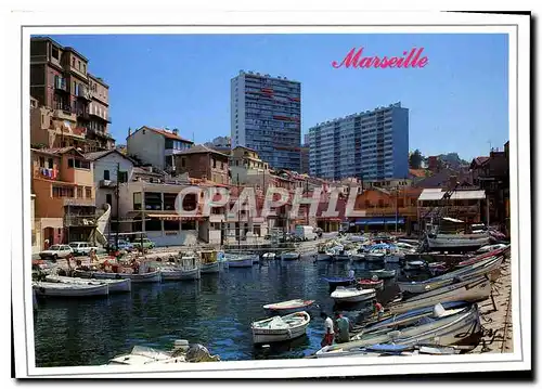 Cartes postales moderne Marseille Le Pittoresque Port de Peche du Vallon des Auffes