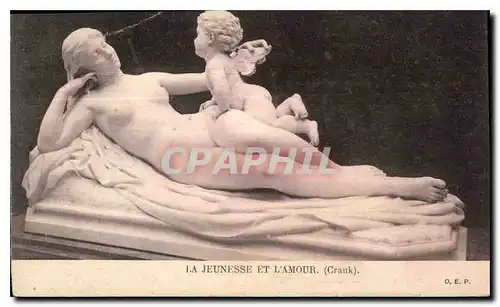 Cartes postales La Jeunesse et L'Amour Ange