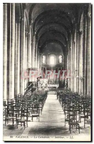 Cartes postales Valence la Cathedrale interieur