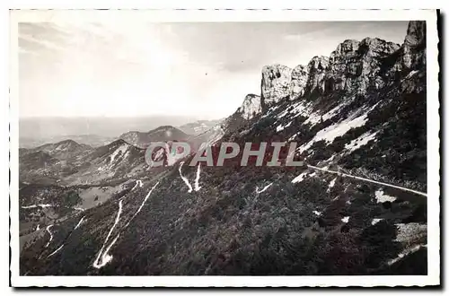 Cartes postales Leoncel Drome Col de Tournial vue de Lacets