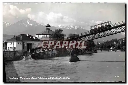 Cartes postales Innsbruck Hungerburgbahn Talstation mit Nockspilze