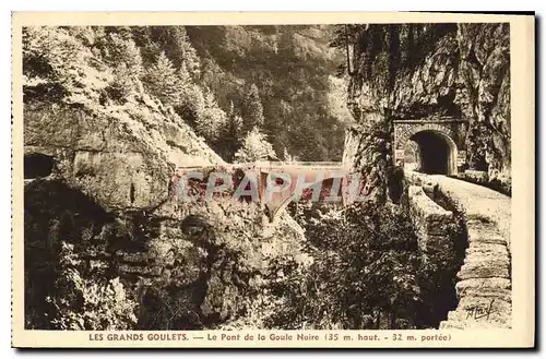 Cartes postales Les Grands Goulets Le Pont de la Goute Noire