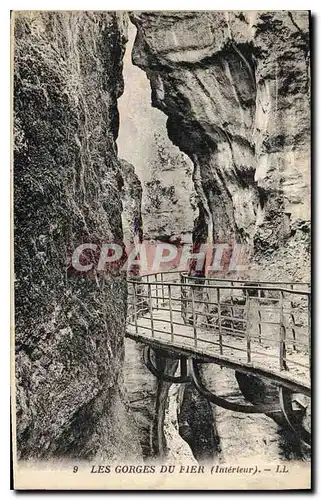 Cartes postales Les Gorges du Fier Interieur