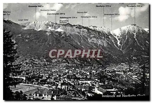 Cartes postales Innsbruck mit Nordkette