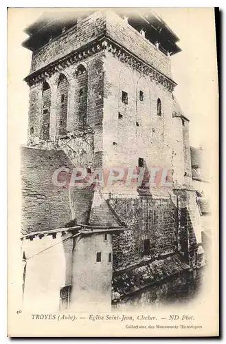 Cartes postales Troyes Aube Eglise Saint Jean