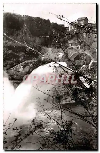 Cartes postales moderne Genissiat Ain La cascade de derivation des eaux du grand barrage