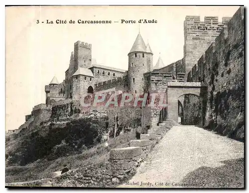 Cartes postales La Cite de Carcassonne Porte d'Aude