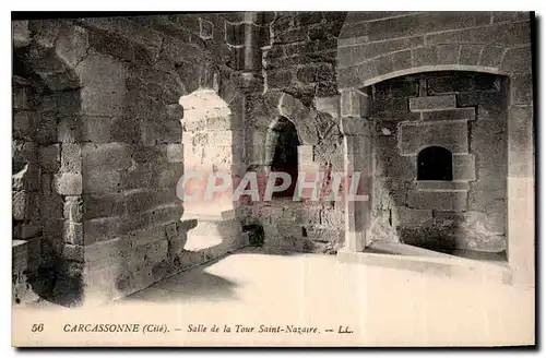 Cartes postales Carcassonne Cite Salle de la tour Saint Nazaire